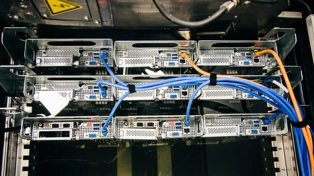 Submer's tank support OCP OpenRack form factors like these three blade Intel Xeon systems