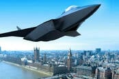 Concept art shows what the new fighter jet might look like in the skies crown copyright