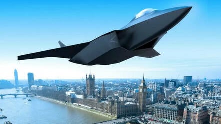 Concept art shows what the new fighter jet might look like in the skies crown copyright