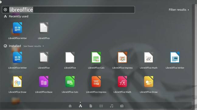 The new version's more colorful icons contrast clearly against the plainer ones of LibreOffice 7.4