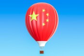 China flag balloons 