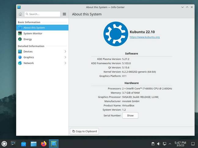 It takes rather longer, but after entering one line and a couple of clicks, Kubuntu is running the last Plasma 5 desktop It takes rather longer, but after entering one line and a couple of clicks, Kubuntu is running the last Plasma 5 desktop