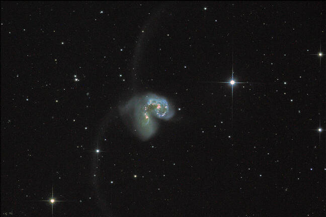 superBIT-antennae-galaxies-collision