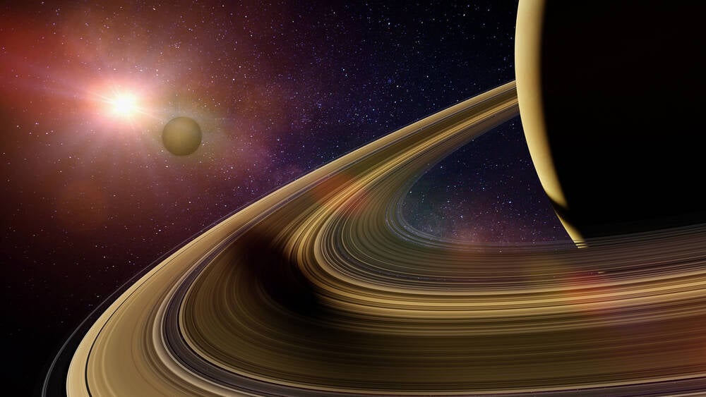 Saturn runs rings around Jupiter