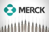 Merck logo with some syringes under it