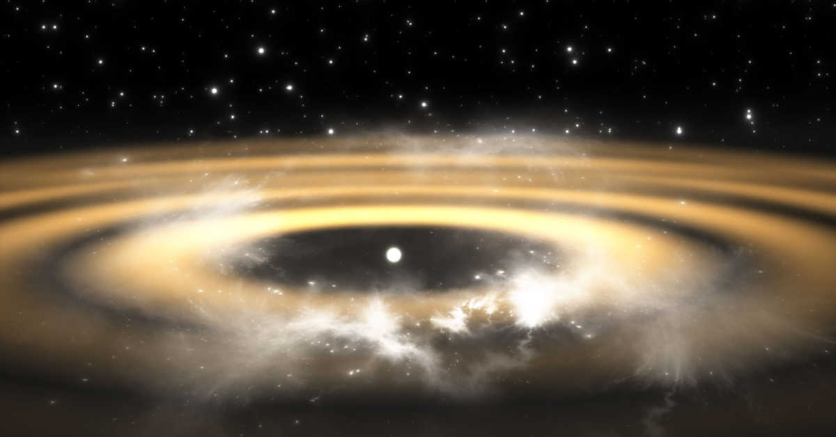Хаббл заснял звездную акушерку, откачивающую молодые планеты