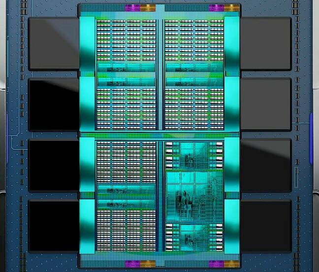 AMD's MI300A uses a multi-chiplet design to bridge CPU, GPU and HBM3 memory.
