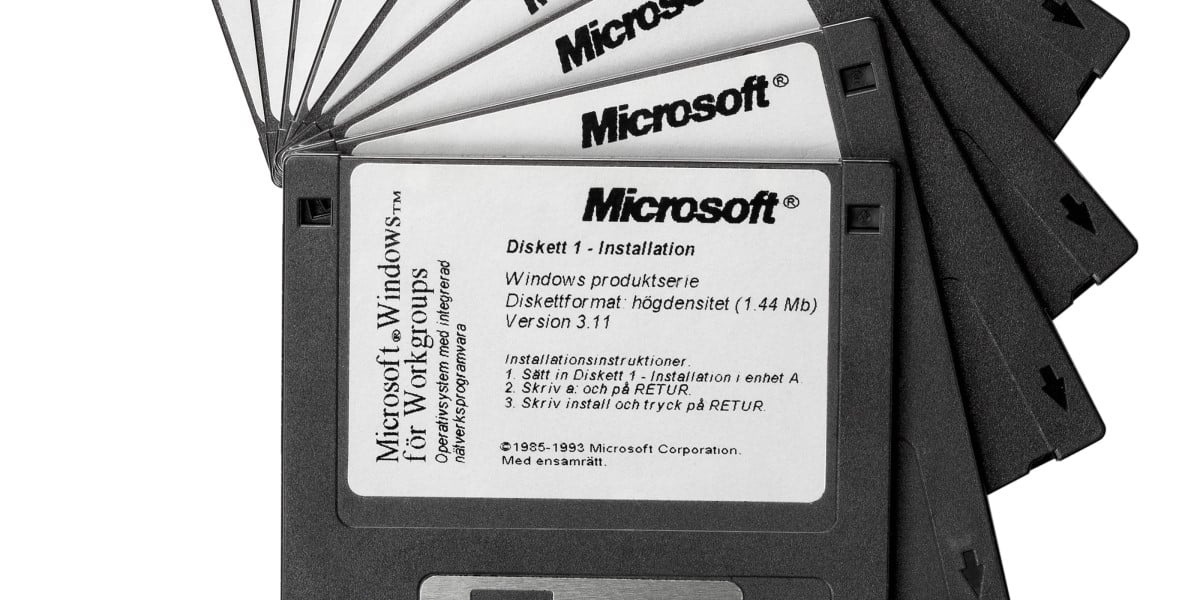Windows 3.11 blijft werken terwijl de vacature softwareondersteuning claimt. • Geschiedenis