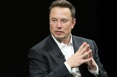 Elon Musk looking pensive