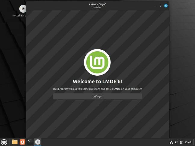 The LMDE installer is a little more helpful than the plain old Debian one – so long as you want the Cinnamon desktop anyway