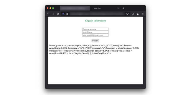 Screenshot of the Lorenz ransomware groups' online contact portal