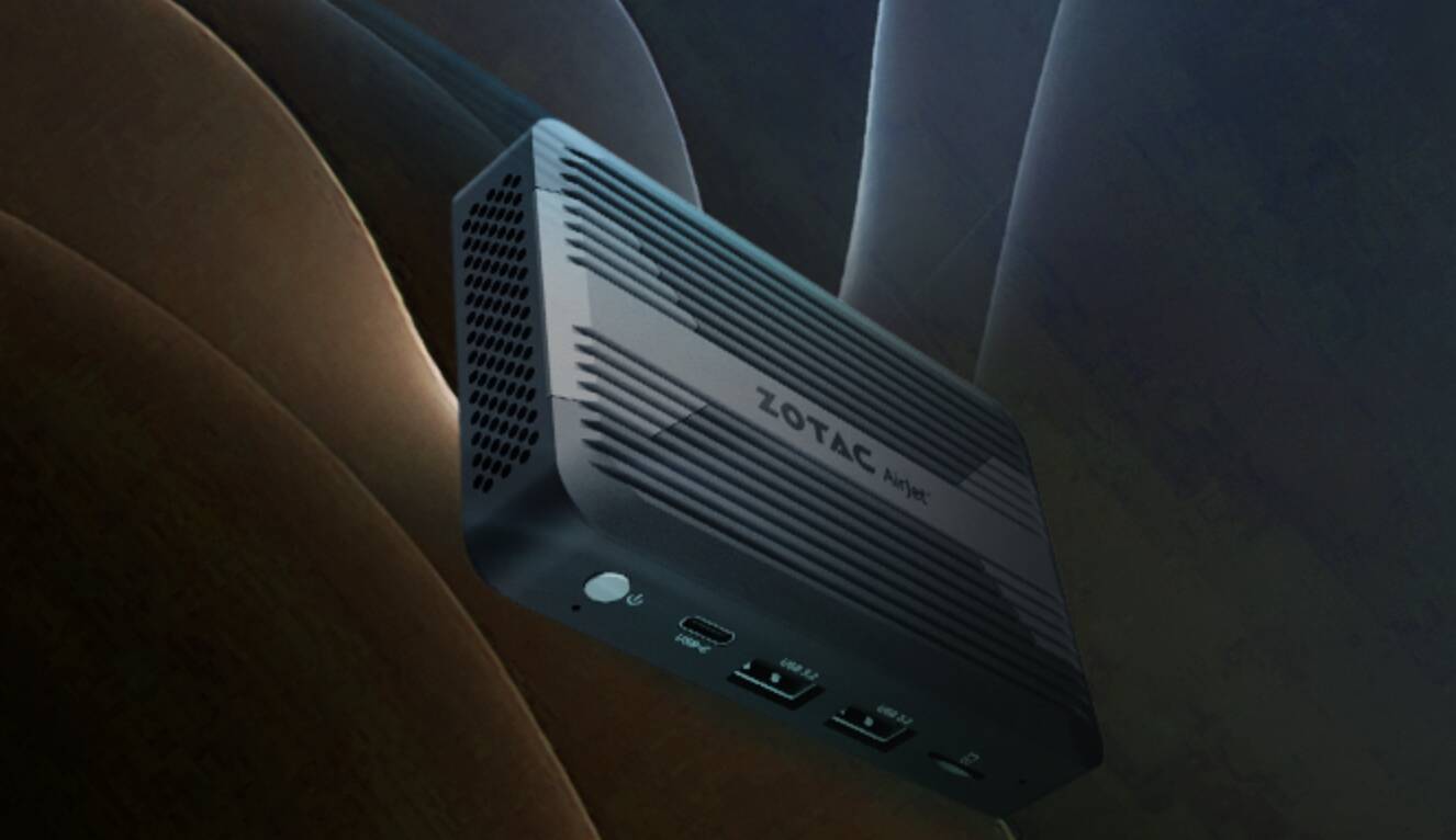 Zotac PI430AJ Pico mini PC features Airjet solid-state active cooling