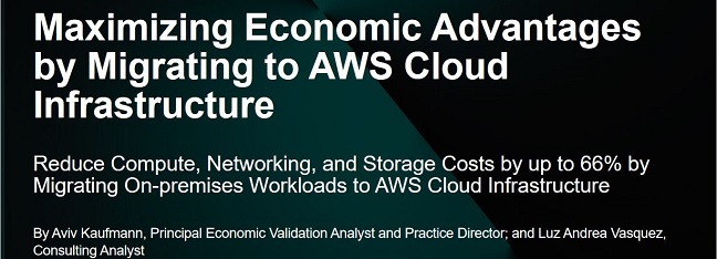 Maximize economic advantages by migrating to AWS Cloud Infrastructure
