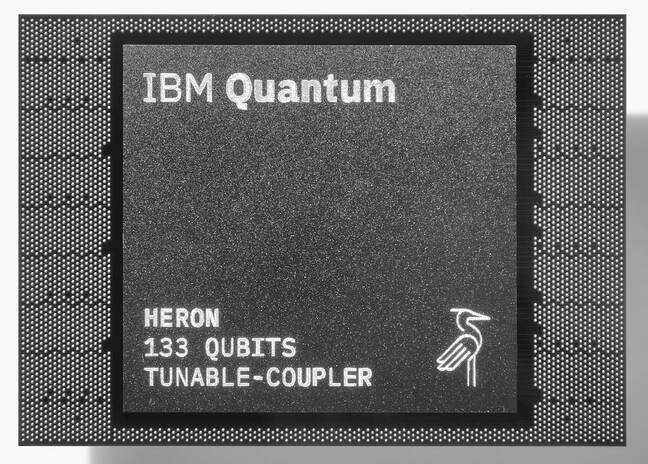 IBM's Heron quantum processor boasts 133 qubits and a fivefold improvement in error reduction compared to its older Eagle chips