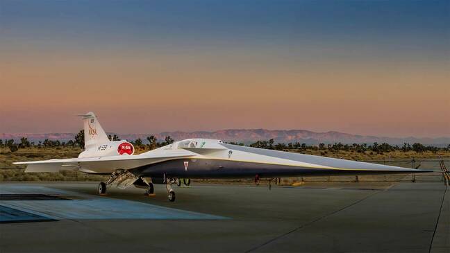 Lockheed Martin image of X-59 aircraft