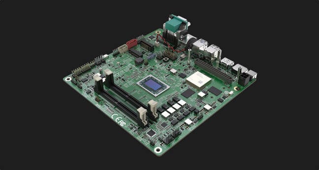 Sapphire's Edge+ VPR-4616-MB features a Ryzen Embedded R2314 processor with the Versal AI Edge VE2302 Adaptive SoC in a mini-ITX formfactor