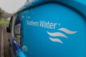 Close up of Southern Water logo