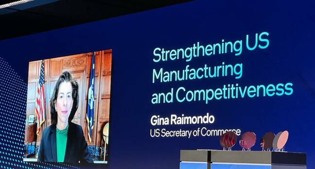 US commerce secretary Gina Raimondo didn't have any CHIPS fund surprises for Pat Gelsinger during her IFS Direct Connect appearance, but said a second CHIPS bill wasn't out of the question.