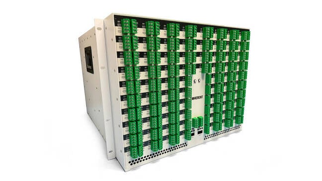 Coherent's latest optical circuit switch on display at OFC boasts 300 input and 300 output ports.