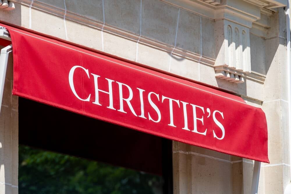 Christie's website remains offline as of Monday after a 