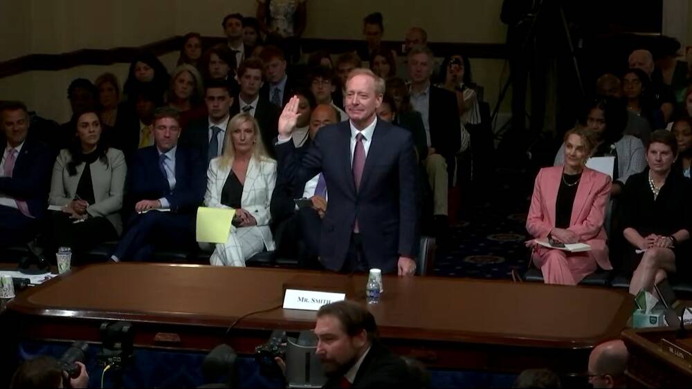 Lawmakers on Thursday grilled Microsoft president Brad Smith about the Windows giant's businesses dealing in China — and the super-corp's repeated s
