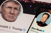 Elon Musk and Donald Trump X accounts