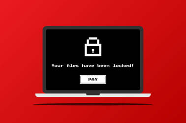 Illustration of a ransomware demand