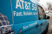 An AT&T 5G truck