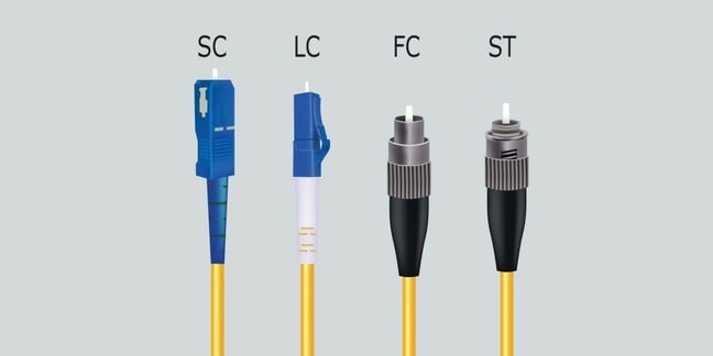 SC LC FC ST fiber connectors