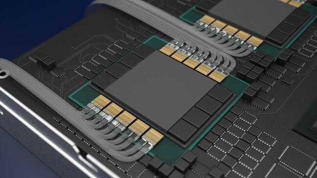 In this render, Ayar shows how it imagnies optical interconnects might be integrated into a GPU platform for scale out compute.