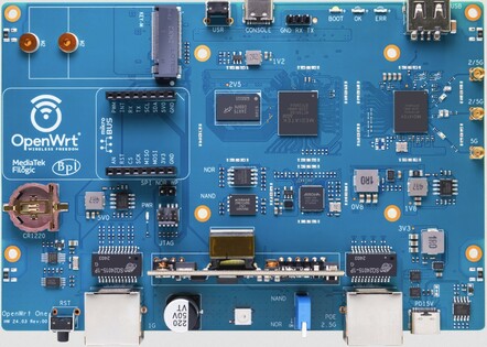 The OpenWrt One router