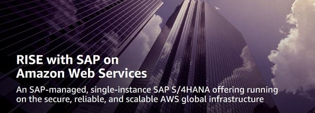 RISE with SAP on Amazon Web Services