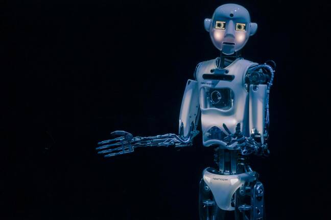 Image of RoboThespian, from Engineered Arts