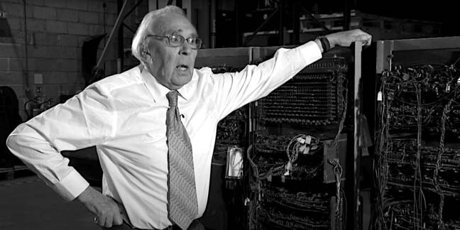 Computer designer Dr Raymond Bird discusses the HEC1 computer, built in 1951