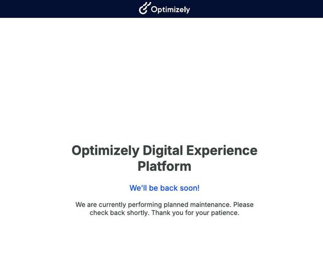 OUTAGE PAGE