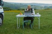 Office in a field
