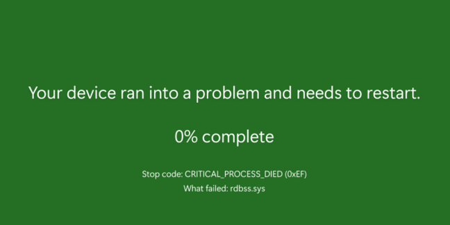Microsoft's proposed BSOD redesign