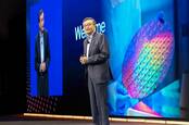 Intel CEO Lip-Bu Tan speaks during the 2025 Foundry Direct Connect conference