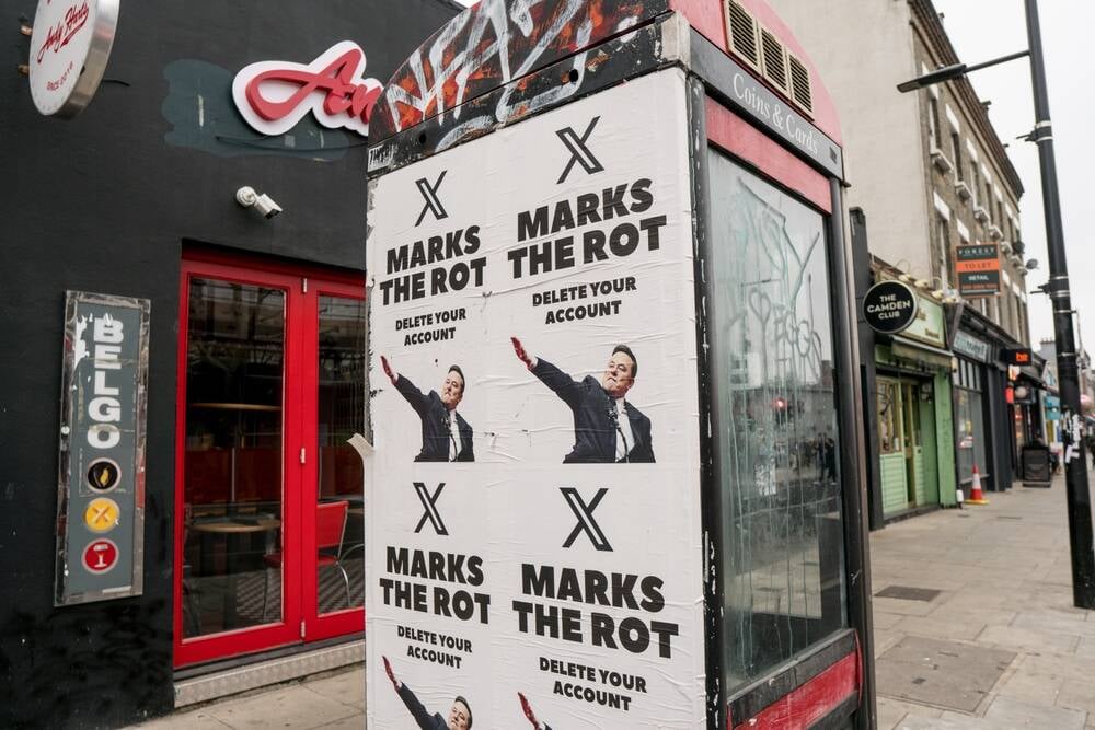 X marks the drop for European users