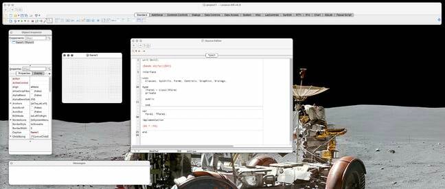 Lazarus somehow manages to feel Windows-like even on a Mac, but it works. 