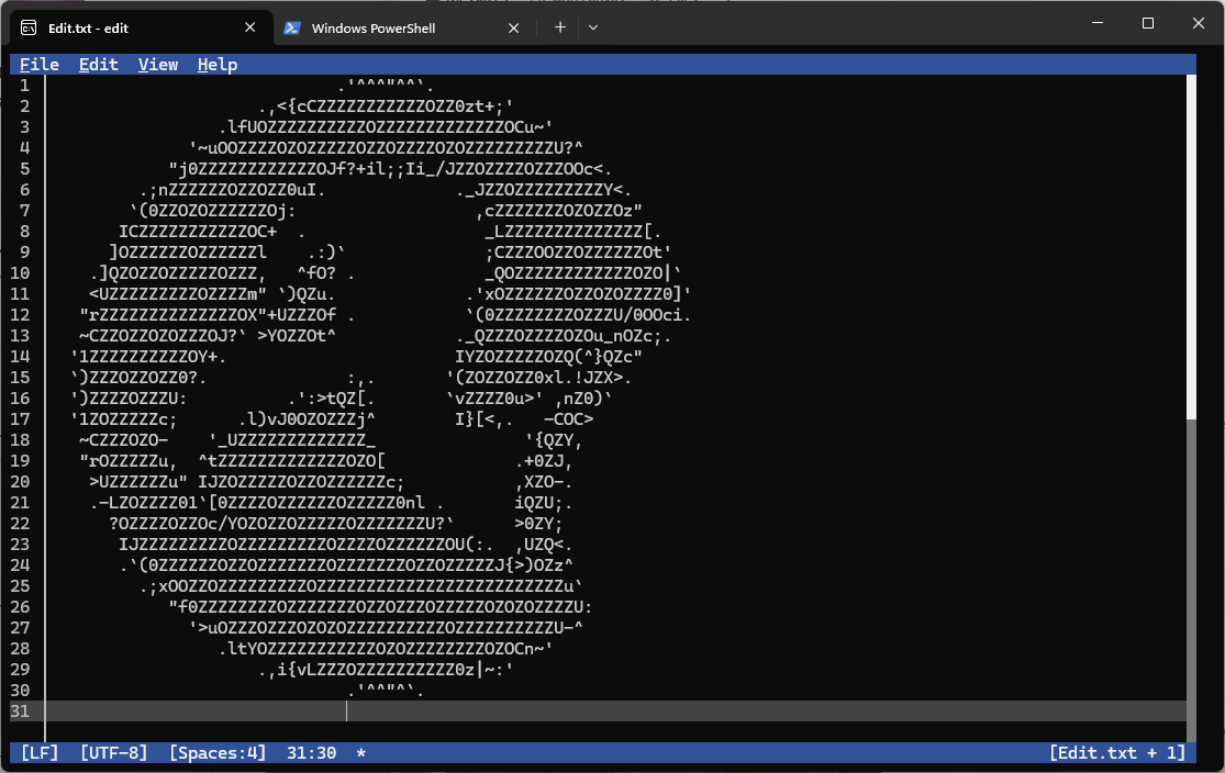 Microsoft revives DOS-era Edit in a modern shell