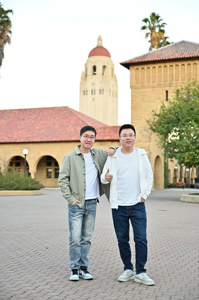 Eric Cheng (left), Ethan Zheng (right)