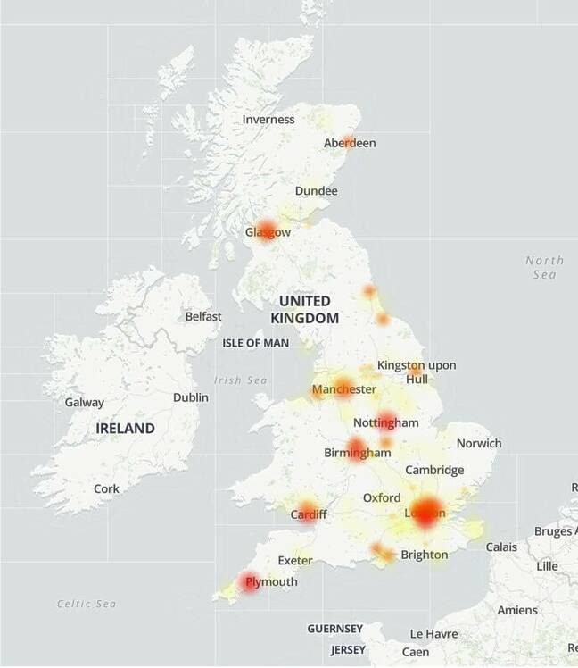 three outage map