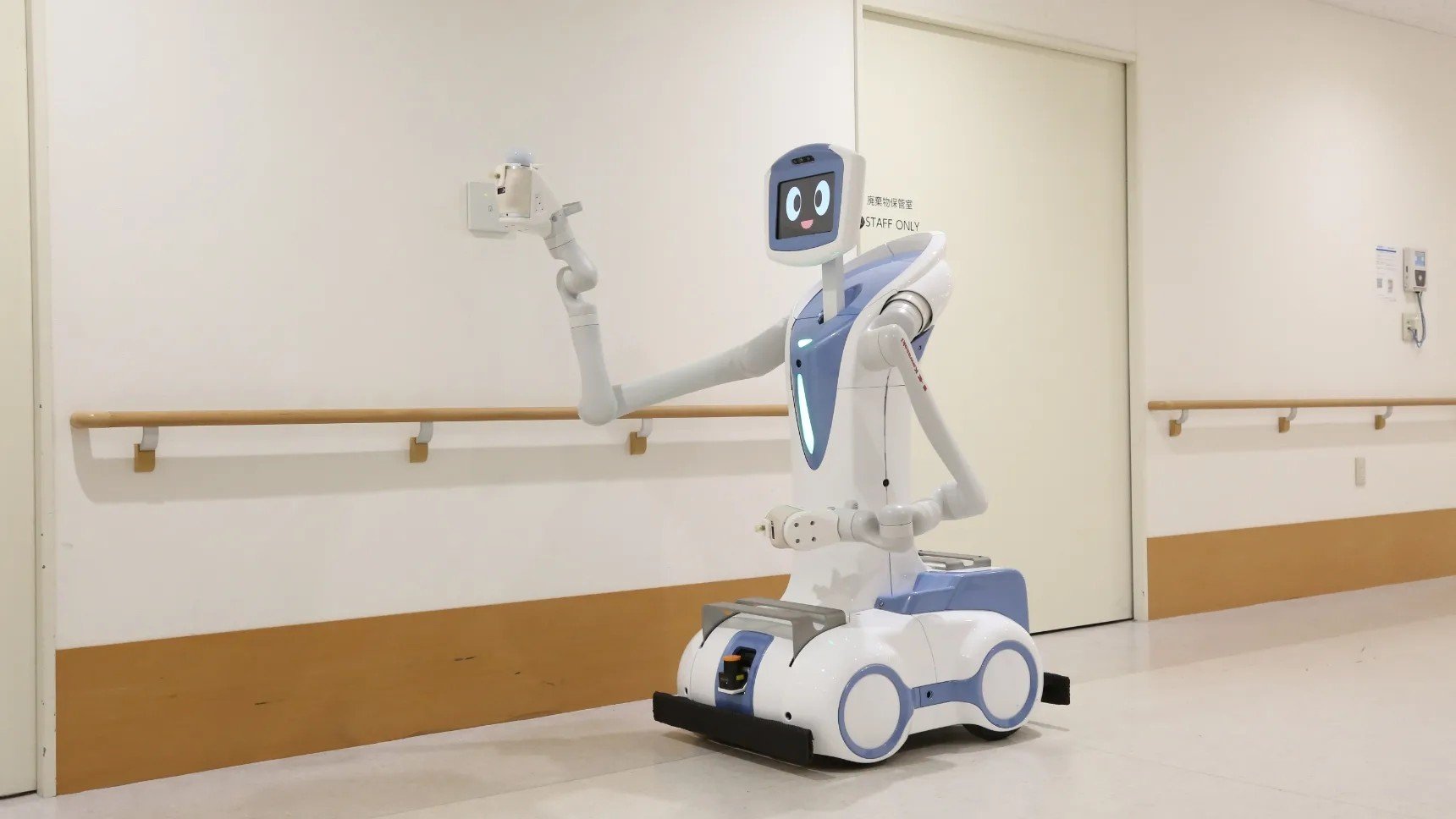 Kawasaki and Foxconn build robot nursing assistant to tackle hospital scutwork