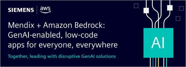 Mendix + Amazon Bedrock: GenAI-enabled, low-code apps for everyone, everywhere