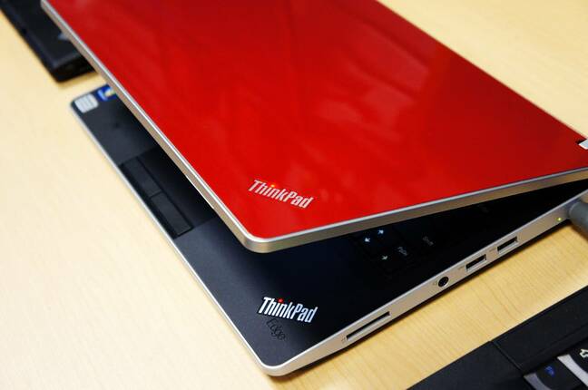 ThinkPad Edge in red. Image by 246-You, Creative Commons 2.0.