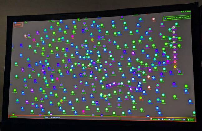 NOC network screen
