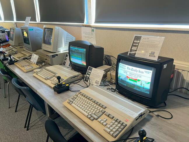 Hands-on with the Commodore Amiga (pic: Richard Speed) Hands-on with the Commodore Amiga (pic: Richard Speed)