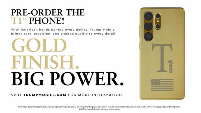 Trump Mobile enters its Samsung era with the latest T1 ad trump-mobile-samsung-galaxy-s25u