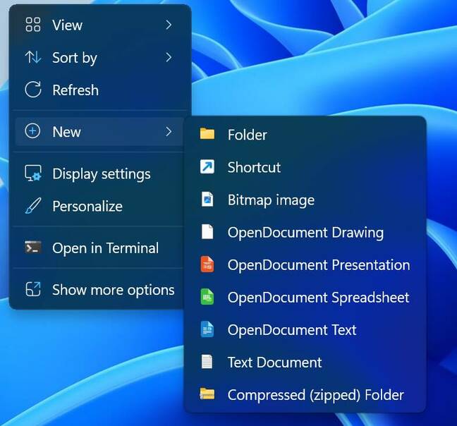 Menu shows delay fires when you hover over an expandable menu option